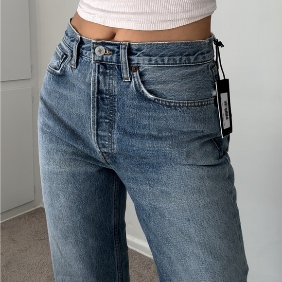 NEW Re/Done 70s Stove Pipe Jeans size 29 - Picture 5 of 13